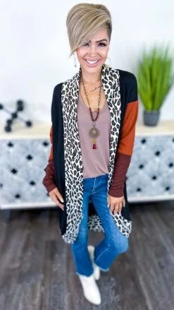 The ZigZag Stripe TOPS & TUNICS Mocha Stellar Time Tank