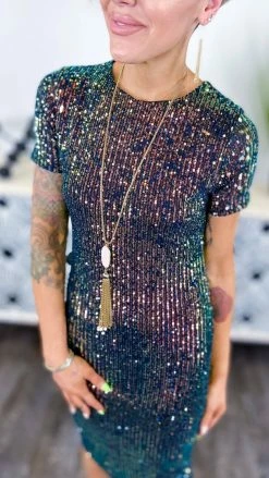 The ZigZag Stripe Multi Busy Slaying Dress