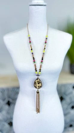 Your Fashion Wholesale Multi Lauryn Tassel Necklace ACCESSORIES