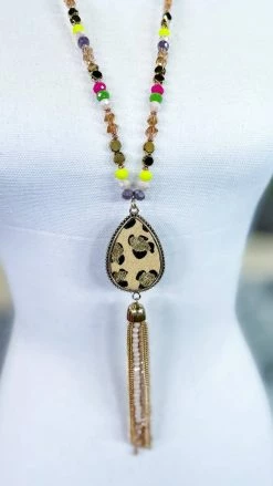 Your Fashion Wholesale Multi Lauryn Tassel Necklace ACCESSORIES