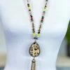 Your Fashion Wholesale Multi Lauryn Tassel Necklace ACCESSORIES