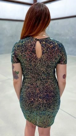 The ZigZag Stripe DRESSES Multi Power Pose Dress