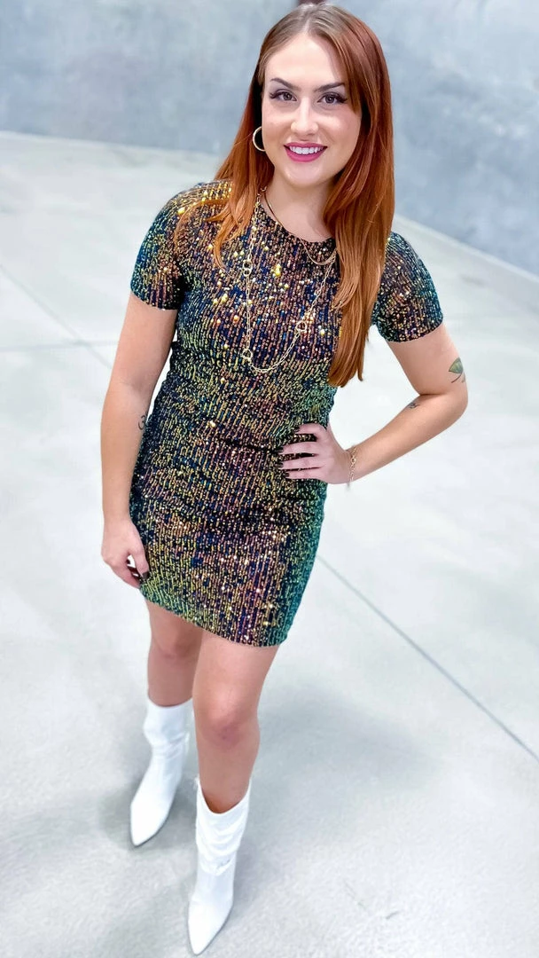 The ZigZag Stripe DRESSES Multi Power Pose Dress