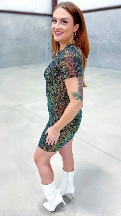 The ZigZag Stripe DRESSES Multi Power Pose Dress