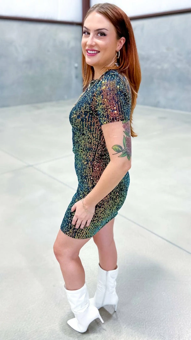 The ZigZag Stripe DRESSES Multi Power Pose Dress