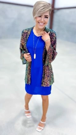 The ZigZag Stripe OUTERWEAR Multi Statement Maker Cardigan