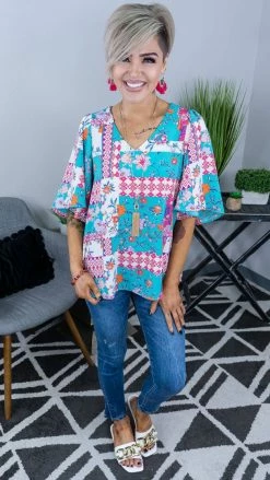 Emily Wonder My Kinda Love Top TOPS & TUNICS