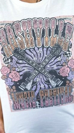 Golden Rose Co GRAPHIC TEES Nashville Music Festival Tee