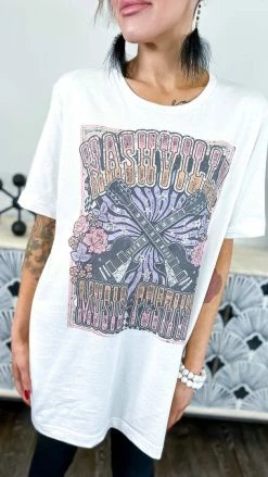 Golden Rose Co GRAPHIC TEES Nashville Music Festival Tee