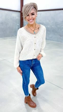 Origami Natural Casually Yours Cardigan