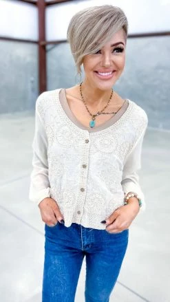 Origami Natural Casually Yours Cardigan