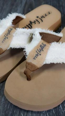 Very G SHOES Natural Encore Flip Flops