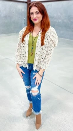 Origami Natural Gentle Beauty Cardigan