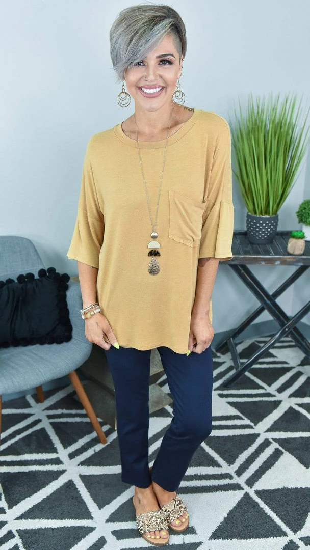 The ZigZag Stripe Navy Basic Ponte Pants