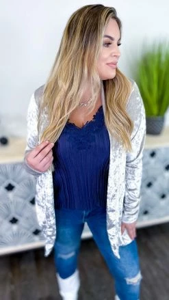 The ZigZag Stripe TOPS & TUNICS Navy Everyday Elegance Tank