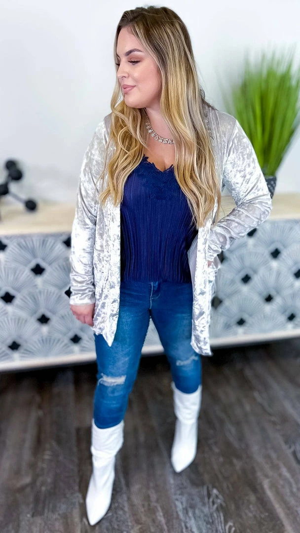 The ZigZag Stripe TOPS & TUNICS Navy Everyday Elegance Tank