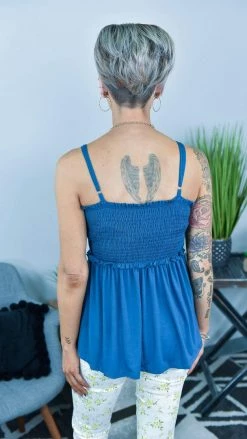 White Birch TOPS & TUNICS FINAL SALE // Navy Never A Doubt Top