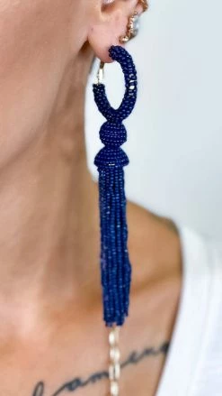 JOIA Trading Navy Sandra Earrings