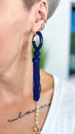JOIA Trading Navy Sandra Earrings