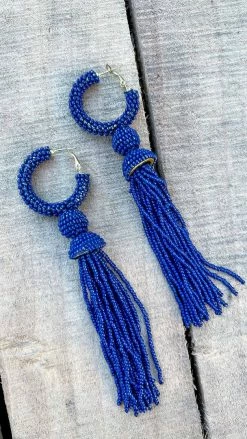 JOIA Trading Navy Sandra Earrings