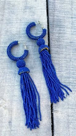 JOIA Trading Navy Sandra Earrings