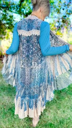 Origami Navy Sway With You Vest