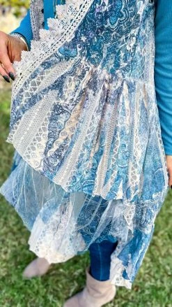 Origami Navy Sway With You Vest