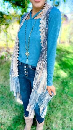 Origami Navy Sway With You Vest