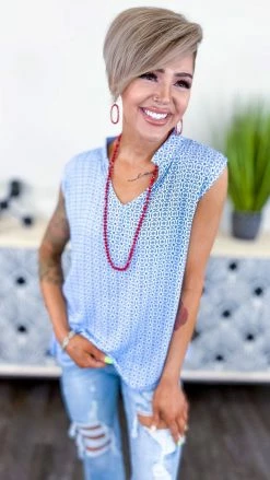 The ZigZag Stripe Never Scripted Top [NO RETURNS] TOPS & TUNICS