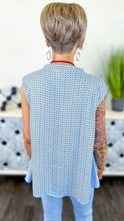 The ZigZag Stripe Never Scripted Top [NO RETURNS] TOPS & TUNICS