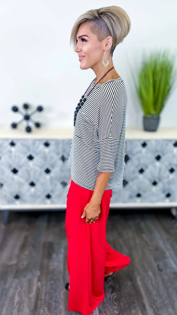 The ZigZag Stripe No Apologies Top