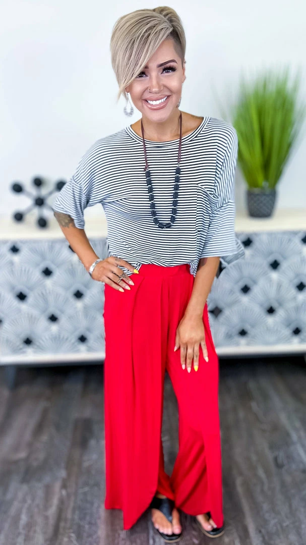 The ZigZag Stripe No Apologies Top