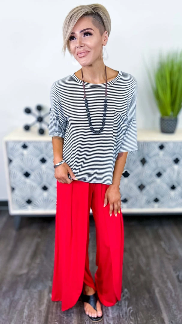 The ZigZag Stripe No Apologies Top