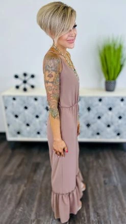 The ZigZag Stripe JUMPSUITS & ROMPERS Nude City Dreamer Jumpsuit [NO RETURNS]