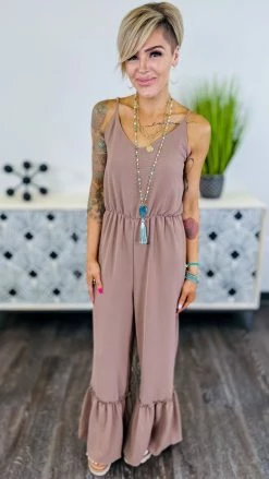 The ZigZag Stripe JUMPSUITS & ROMPERS Nude City Dreamer Jumpsuit [NO RETURNS]