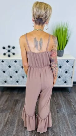 The ZigZag Stripe JUMPSUITS & ROMPERS Nude City Dreamer Jumpsuit [NO RETURNS]