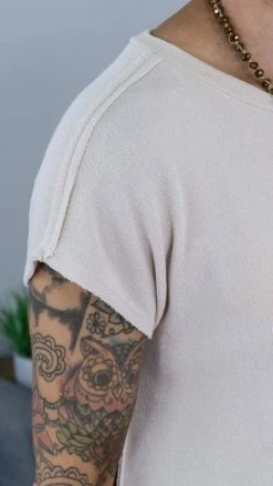 The ZigZag Stripe Nude Daily Dose Top [NO RETURNS]