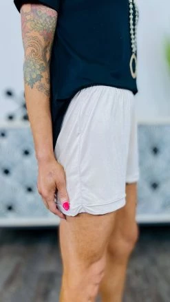 The ZigZag Stripe Nude Down To Lounge Shorts [NO RETURNS] BOTTOMS