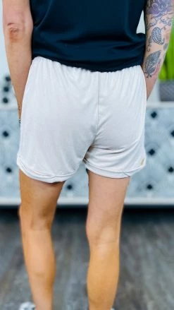 The ZigZag Stripe Nude Down To Lounge Shorts [NO RETURNS] BOTTOMS