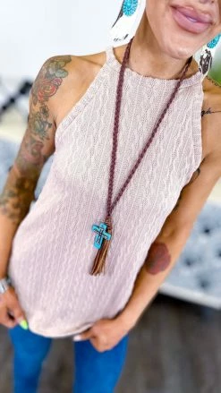 The ZigZag Stripe TOPS & TUNICS Nude Festival Babe Tank [NO RETURNS]