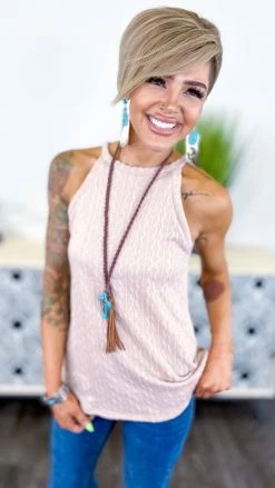 The ZigZag Stripe TOPS & TUNICS Nude Festival Babe Tank [NO RETURNS]