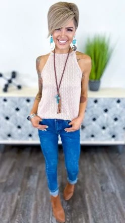 The ZigZag Stripe TOPS & TUNICS Nude Festival Babe Tank [NO RETURNS]