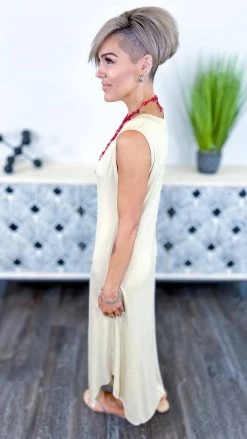 The ZigZag Stripe DRESSES Nude Flirty Thoughts Dress [NO RETURNS]