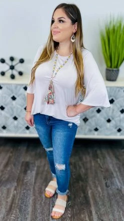 The ZigZag Stripe Nude Future Moves Top TOPS & TUNICS