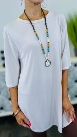 The ZigZag Stripe Nude Future Moves Top TOPS & TUNICS