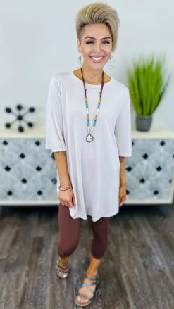 The ZigZag Stripe Nude Future Moves Top TOPS & TUNICS