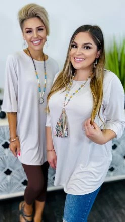 The ZigZag Stripe Nude Future Moves Top TOPS & TUNICS