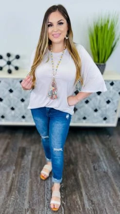 The ZigZag Stripe Nude Future Moves Top TOPS & TUNICS