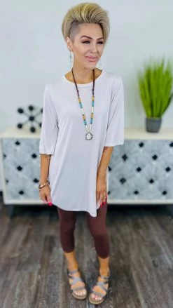 The ZigZag Stripe Nude Future Moves Top TOPS & TUNICS