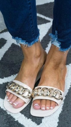 Chinese Laundry SHOES Nude Gisselle Sandals